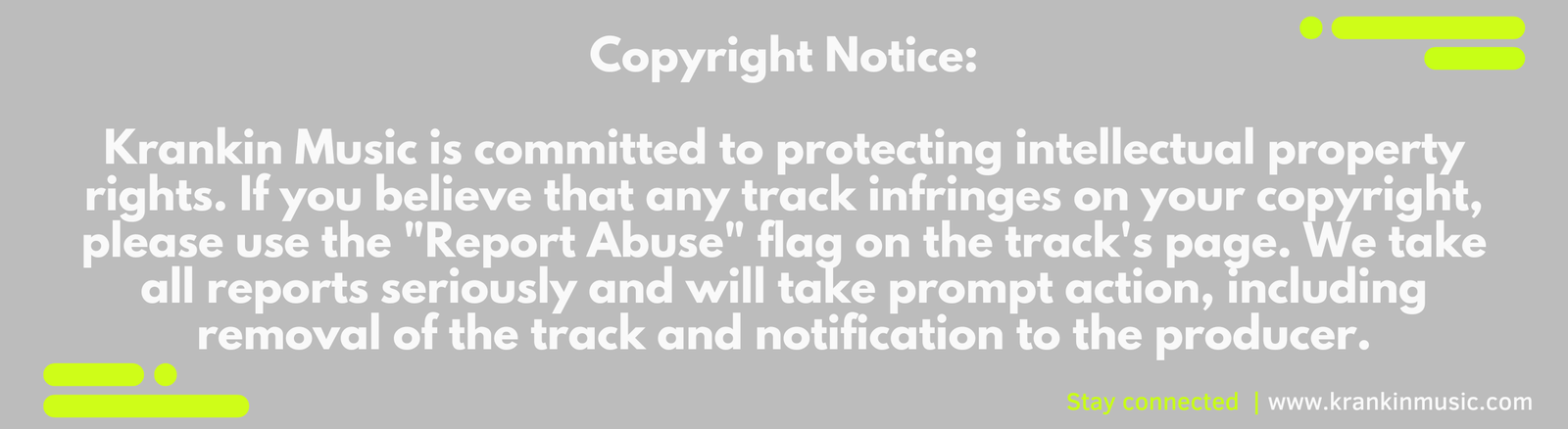 krankin music copyright banner